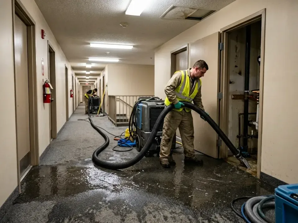 multi-unit-apartment-hallway-f-005 — frequently asked questions, Emergency Burst Pipe Water Extraction & Removal in West Nya…